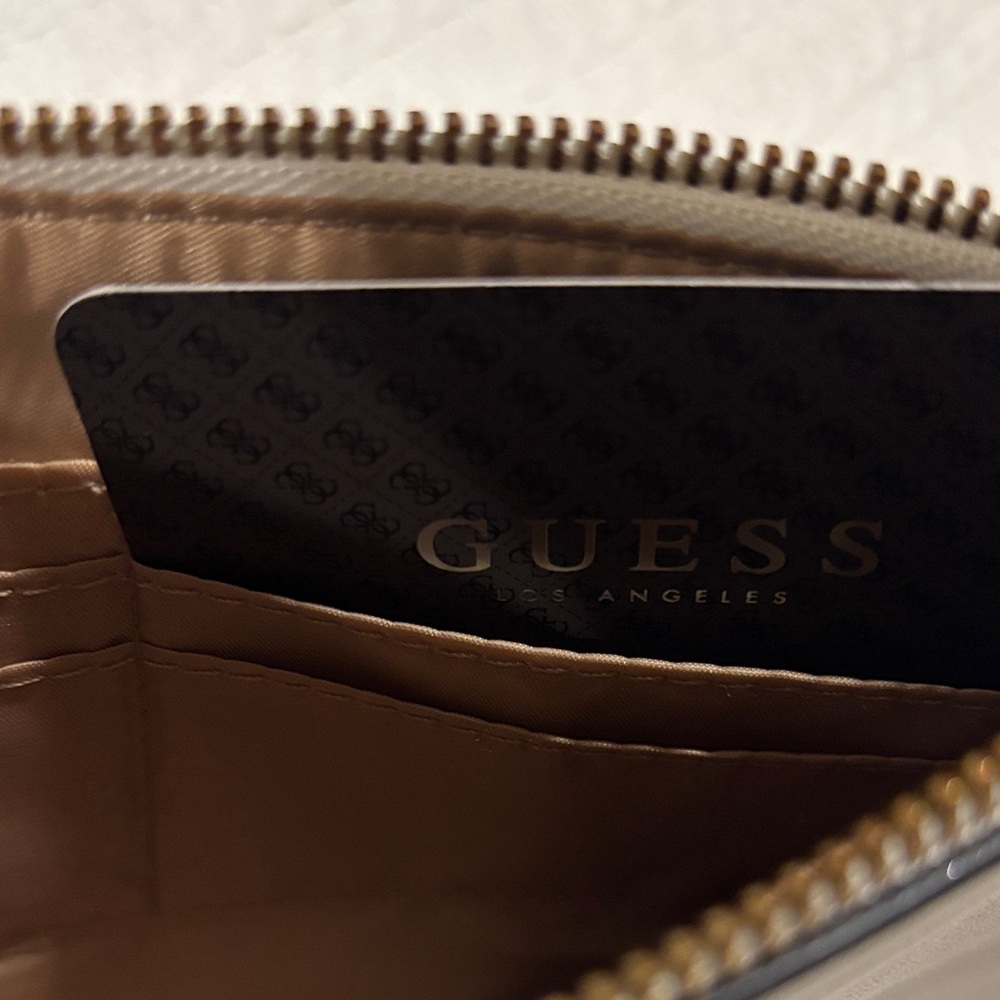 GUESS Ivory Clutch with Gold Accent - Picture 4 of 4